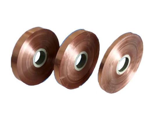 El copolímero natural del Cu 0.1-0.3m m cubrió la cinta de cobre EAA 0,05 milímetros