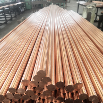 Barras de ronda modificadas para requisitos particulares del cobre del Cu del 99.90% 1/6 B68 UNS C12200-O60-S
